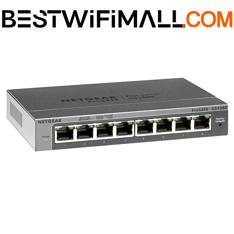 Ethernet Switch 8 Port - NETGEAR GS108E 8 Port Gigabit Ethernet