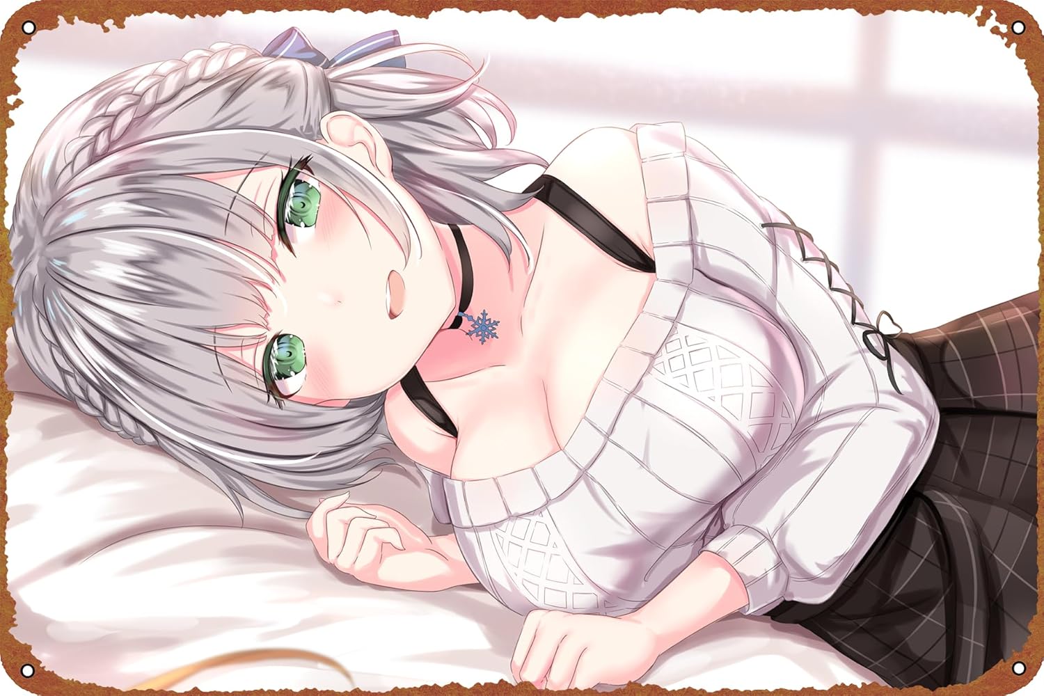 Skirt Green Eyes White Hair Vi – Office Youtuber recenzja i cena