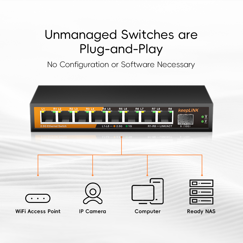 KeepLiNK 8-Port 2.5Gbps Ethern – Ethernet Switch 8 Port recenzja i cena