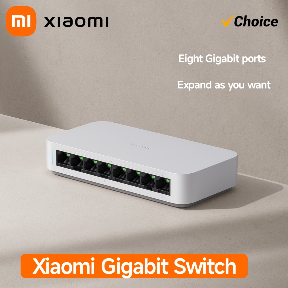 Origina Xiaomi Gigabit Etherne – Ethernet Switch 8 Port recenzja i cena