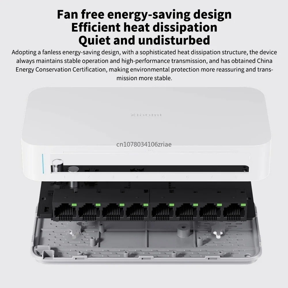 Origina Xiaomi Gigabit Etherne – Ethernet Switch 8 Port recenzja i cena