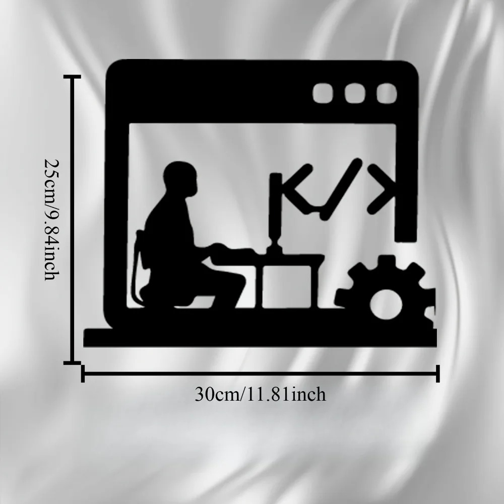 Metal Wall Art Decor Silhouett – Office Of Tech recenzja i cena