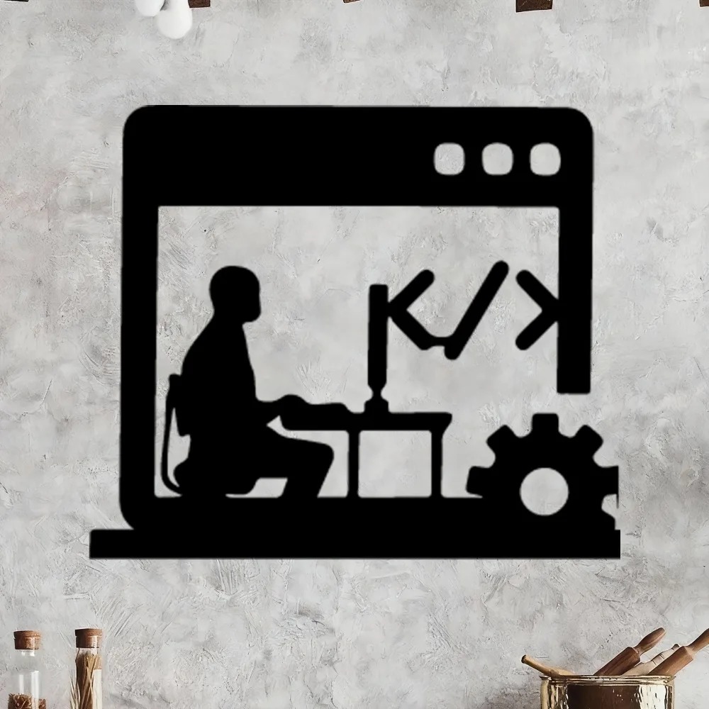 Metal Wall Art Decor Silhouett – Office Of Tech recenzja i cena