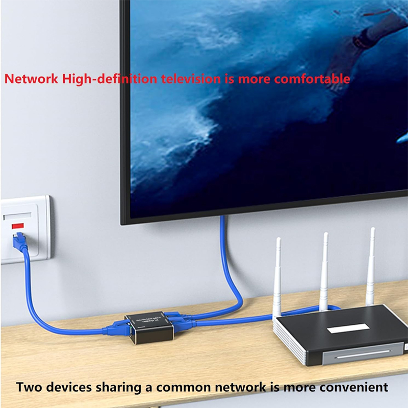 Gigabit Network Cable Splitter – Ethernet Switch 8 Port recenzja i cena