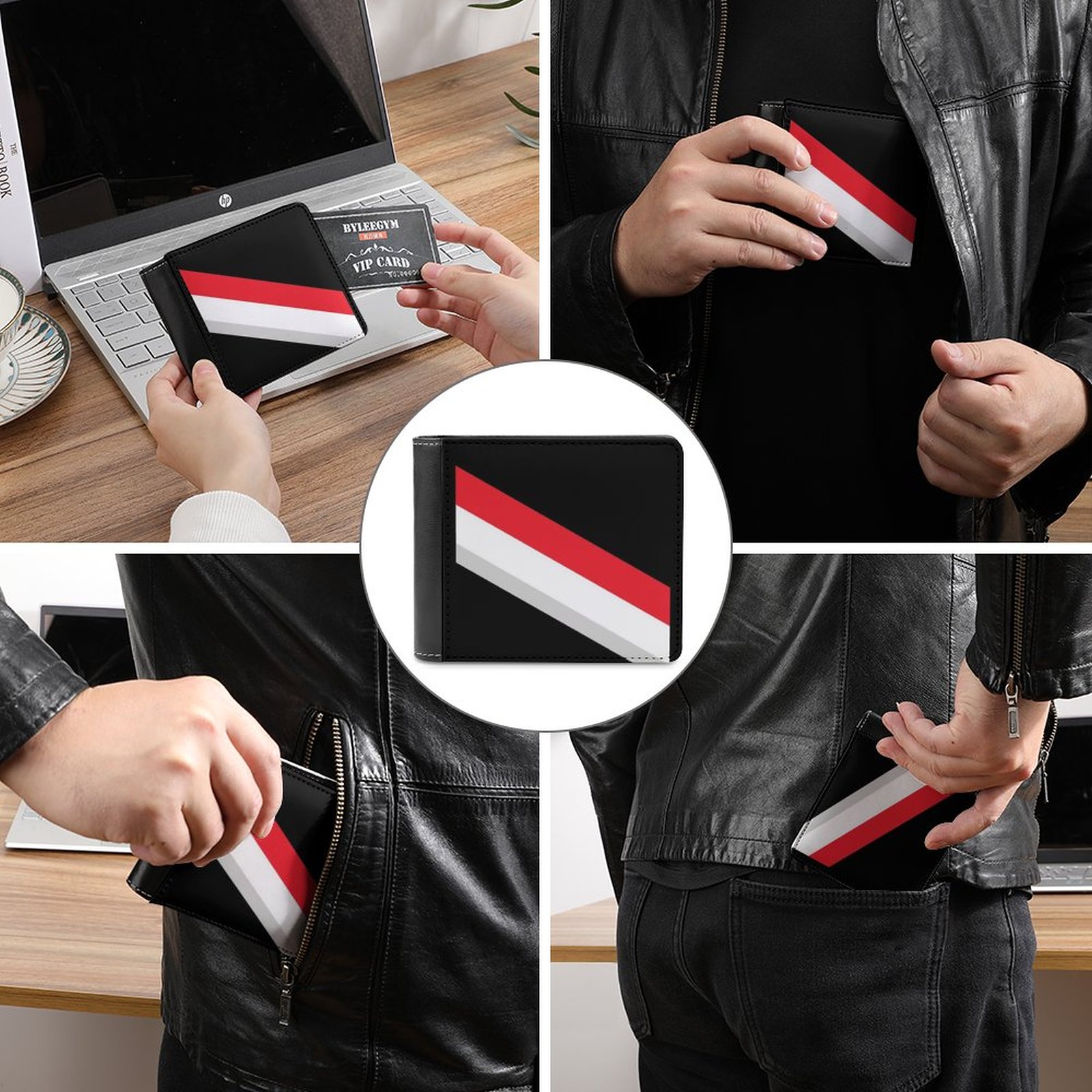 Rapper Jeffy Men's wallet leat – Office Youtuber recenzja i cena
