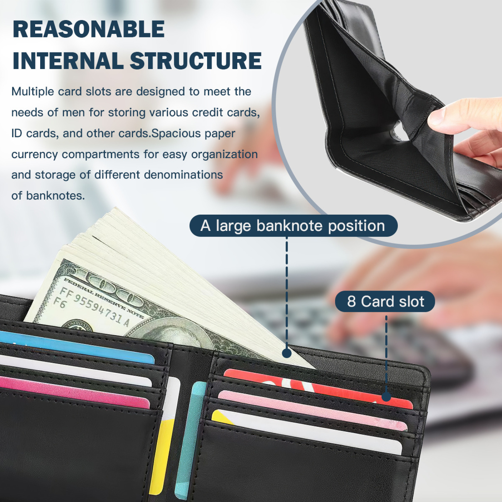 Rapper Jeffy Men's wallet leat – Office Youtuber recenzja i cena