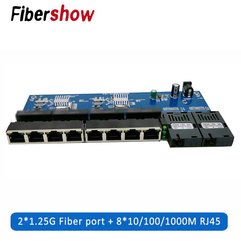 Gigabit Ethernet switch Fiber  – Ethernet Switch 8 Port recenzja i cena