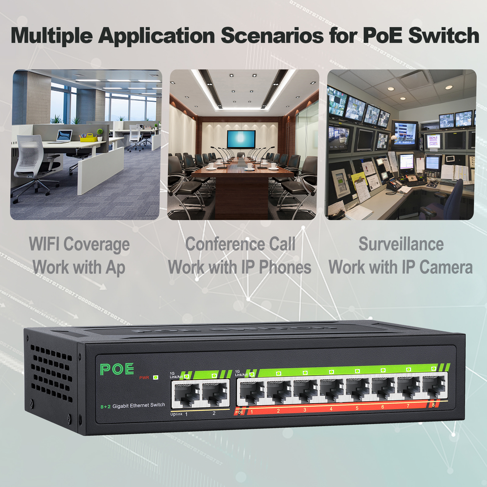 10 Ports Gigabit Switch1000Mbp – Ethernet Switch 8 Port recenzja i cena