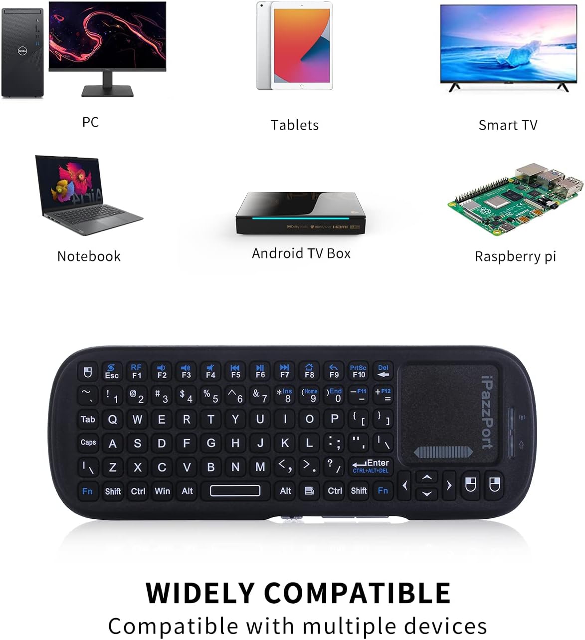 QWERTY Wireless Mini  Keyboard – Raspberry Pi Keyboard recenzja i cena
