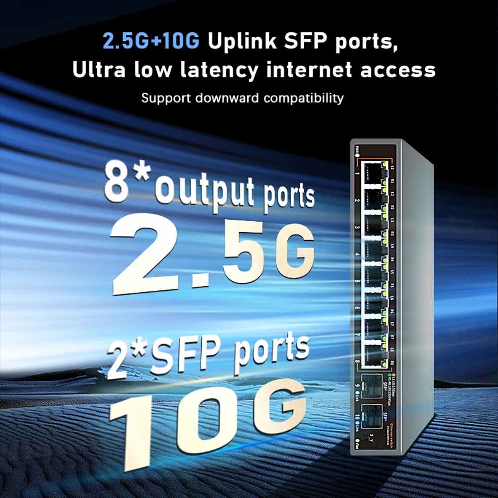 2.5G Network Switch 8 Port wit – Ethernet Switch 8 Port recenzja i cena