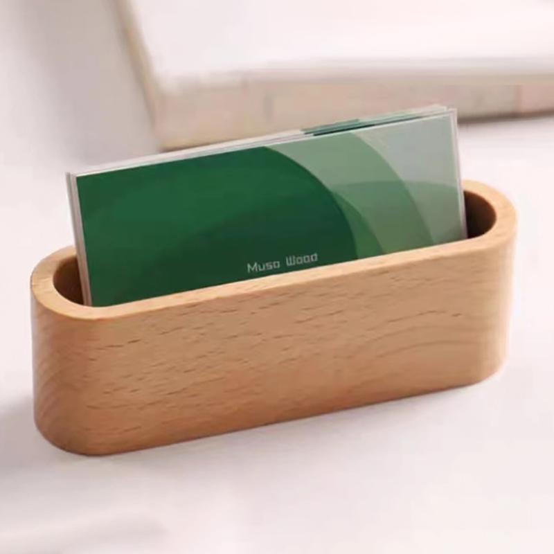 Business Card Holder Wooden Or – Home Office Tech Gadgets recenzja i cena
