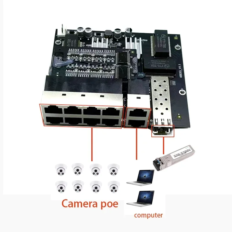10 port 10/100/1000M 8port 802 – Ethernet Switch 8 Port recenzja i cena