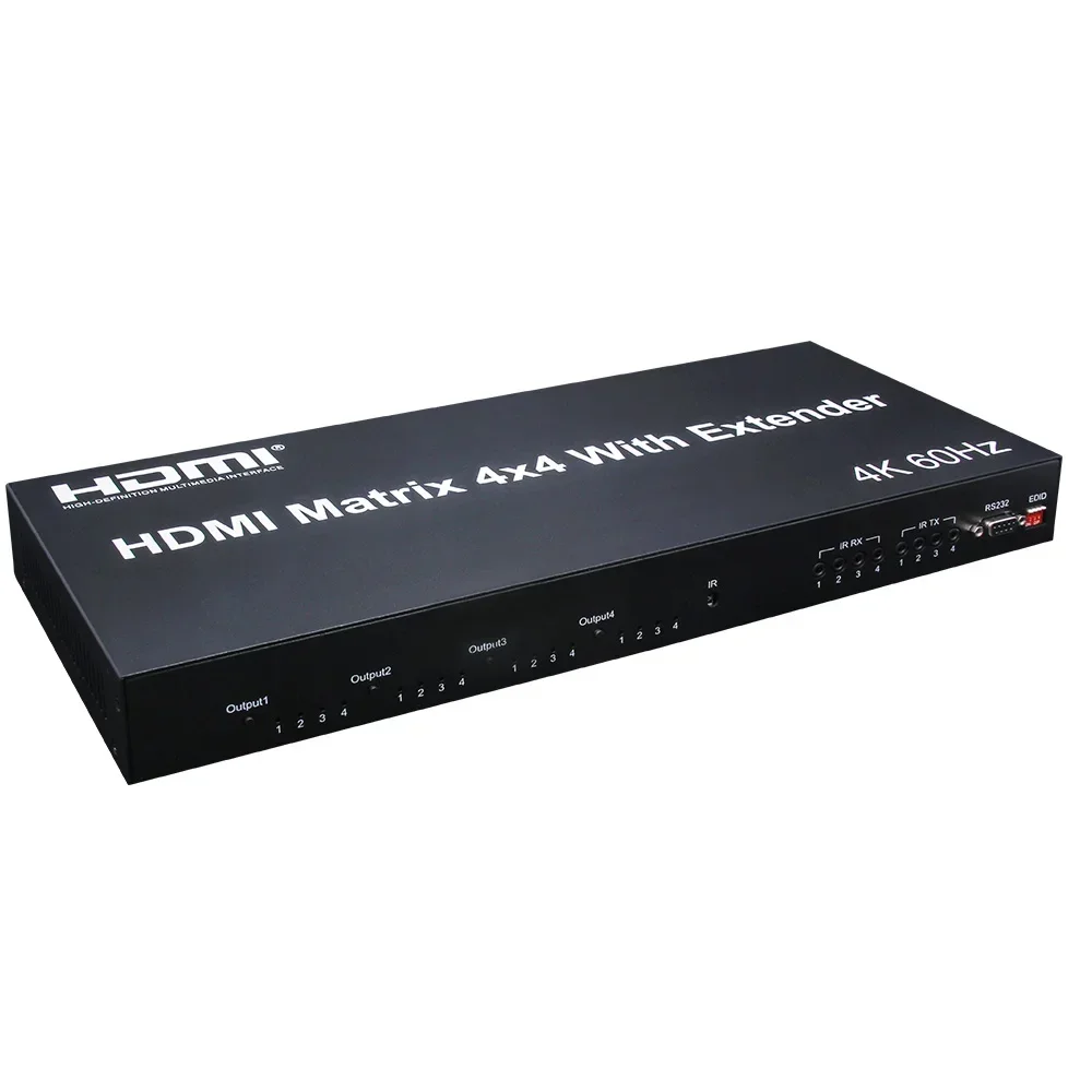 4K 60Hz 4X4 Matrix HDMI2.0 4x4 – Ethernet Switch 8 Port recenzja i cena