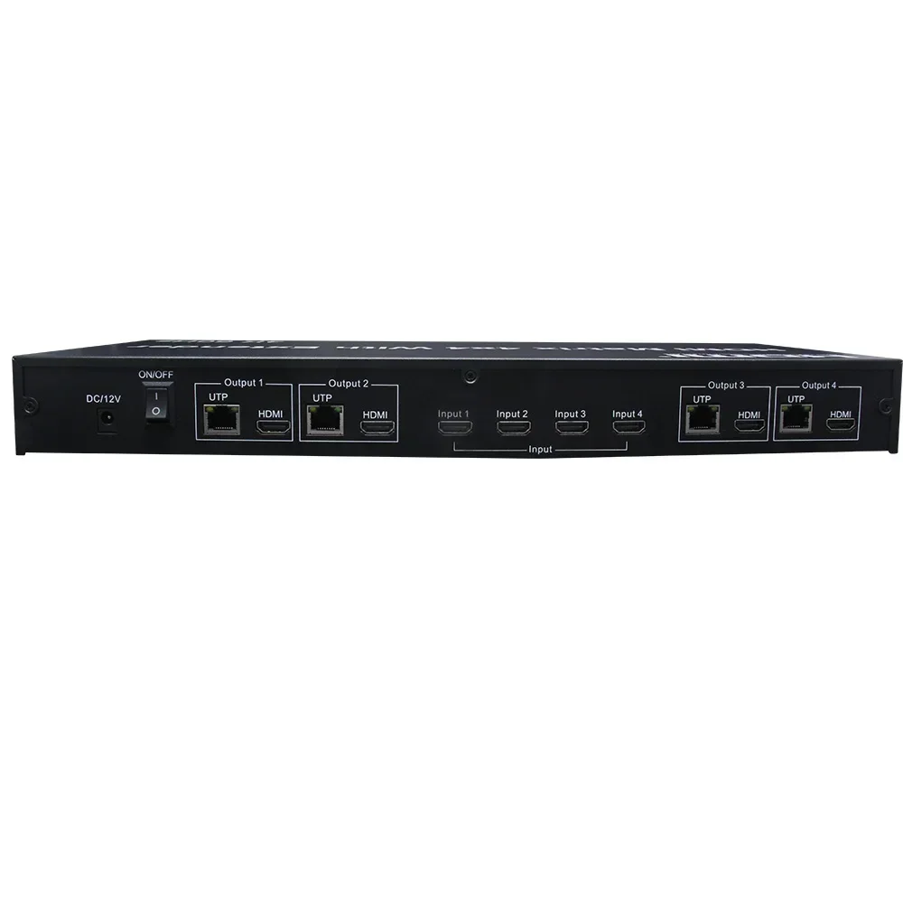 4K 60Hz 4X4 Matrix HDMI2.0 4x4 – Ethernet Switch 8 Port recenzja i cena