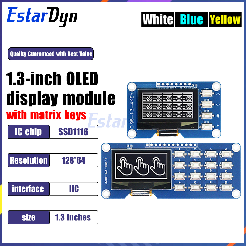 1.3 Inch OLED Display with 4x4 – Raspberry Pi Keyboard recenzja i cena
