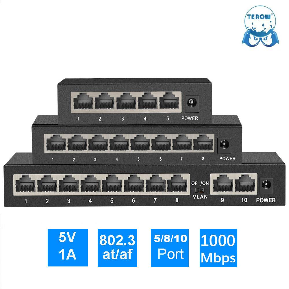 TEROW Full Gigabit Network Swi – Ethernet Switch 8 Port recenzja i cena