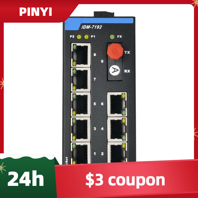 IDM-7192-FC1 DIN Rail 9-Port I – Ethernet Switch 8 Port recenzja i cena