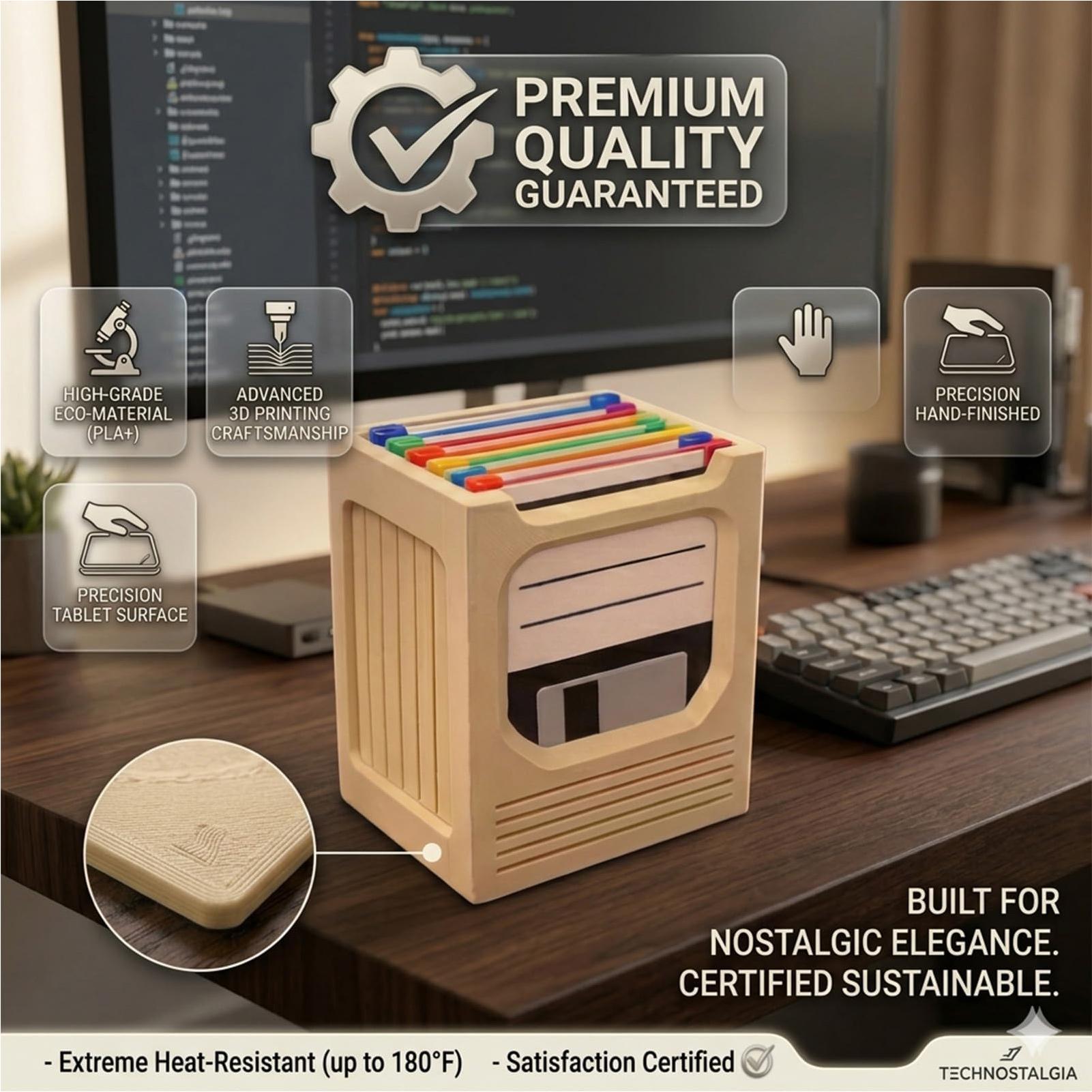 Retro Tech Coaster Holder Set  – Office Of Tech recenzja i cena