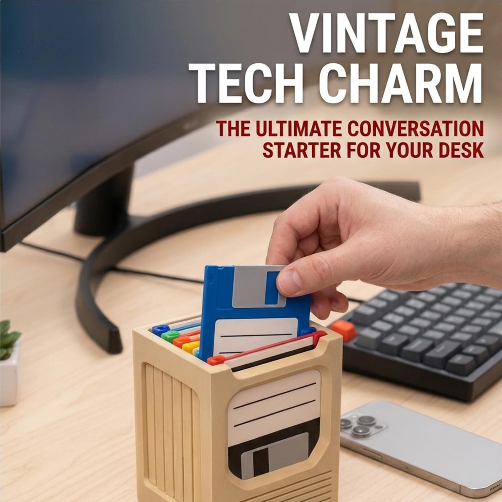 Retro Tech Coaster Holder Set  – Office Of Tech recenzja i cena