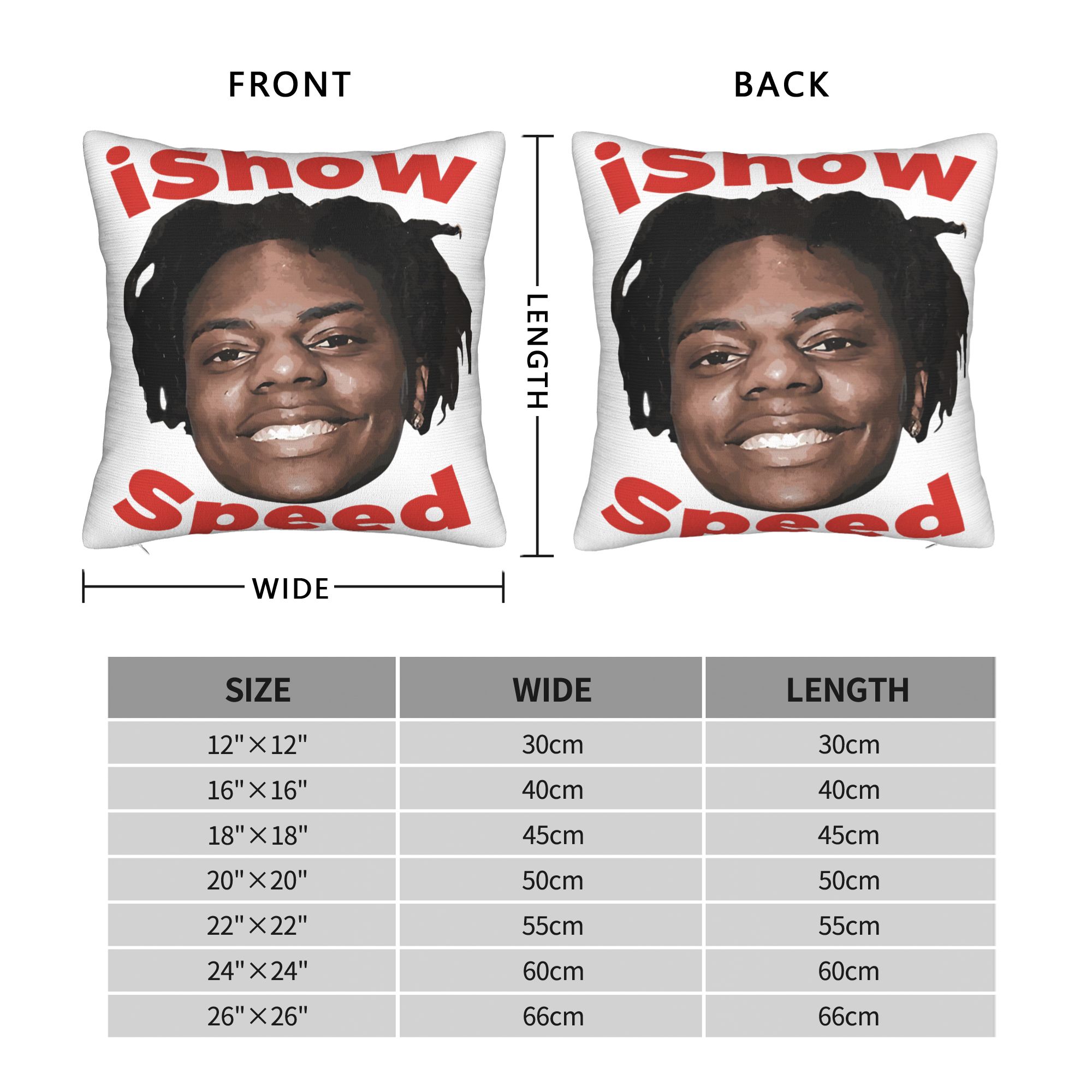 Pillow Cover Funny Ishowspeed  – Office Youtuber recenzja i cena